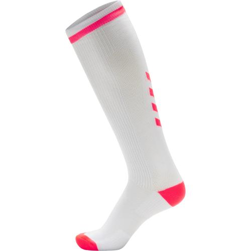 Hummel Elite Indoor Sock High - white/diva pink (Grösse: 31-34) von Hummel