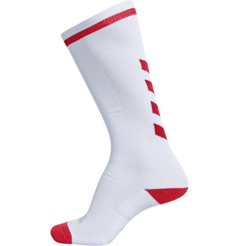 Hummel Elite Indoor Sock High - white/true red (Grösse: 35-38) von Hummel