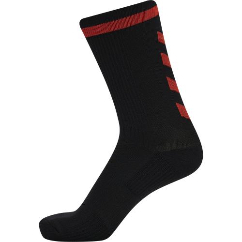 Hummel Elite Indoor Sock Low Pa - black/cherry tomato (Grösse: 27-30) von Hummel