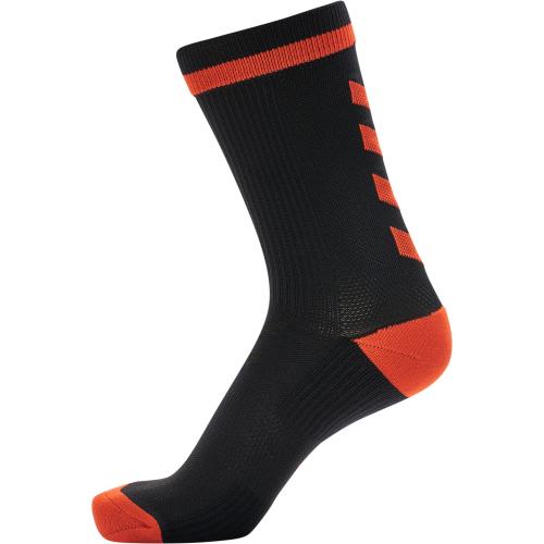 Hummel Elite Indoor Sock Low Pa - black/fiesta (Grösse: 43-45) von Hummel