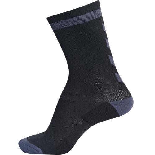 Hummel Elite Indoor Sock Low - black/asphalt (Grösse: 39-42) von Hummel