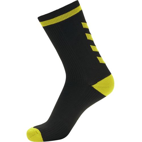 Hummel Elite Indoor Sock Low - black/blazing yellow (Grösse: 31-34) von Hummel