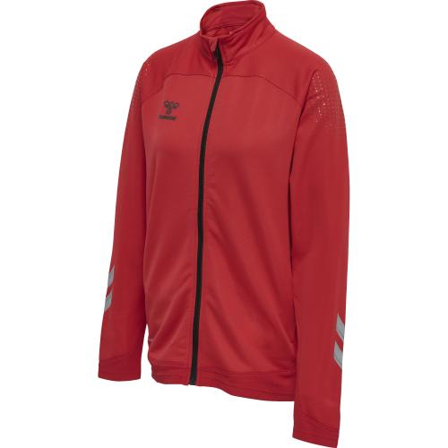 Hummel Hml Lead Women Poly Zip Jacket - true red (Grösse: S) von Hummel