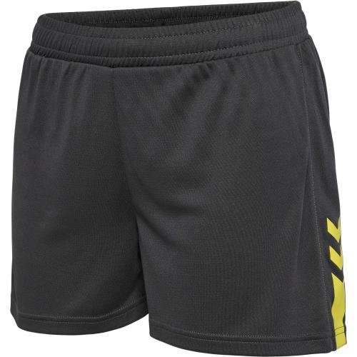 Hummel Hmlactive Pl Shorts Woman - obsidian/sulphur spring (Grösse: M) von Hummel