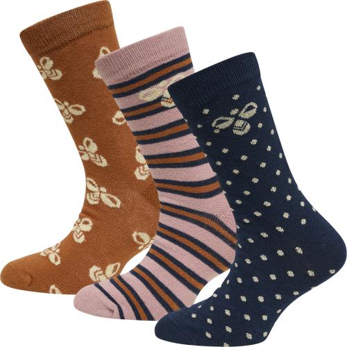 Hummel Hmlalfie Sock 3-Pack - black iris (Grösse: 24-27) von Hummel