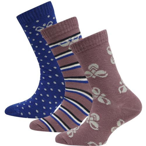 Hummel Hmlalfie Sock 3-Pack - heather rose (Grösse: 24-27) von Hummel