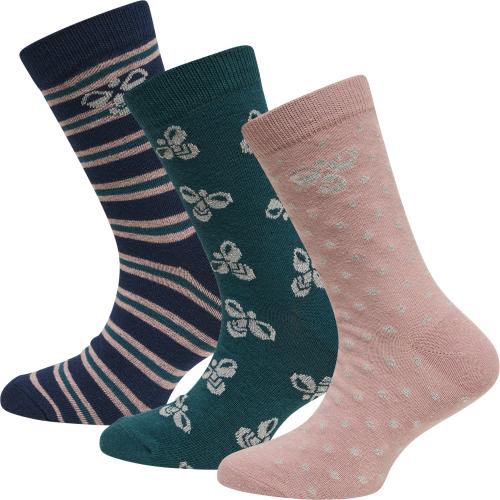 Hummel Hmlalfie Sock 3-Pack - woodrose (Grösse: 24-27) von Hummel