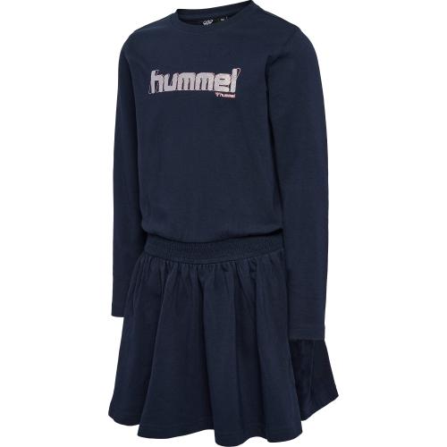 Hummel Hmlaria Dress L/S - black iris (Grösse: 128) von Hummel