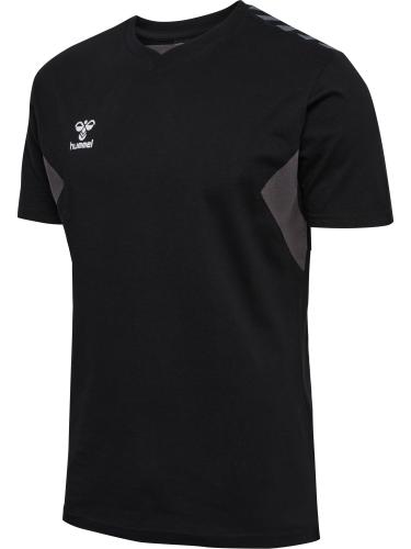 Hummel Hmlauthentic Co T-Shirt S/S - black (Grösse: 2XL) von Hummel