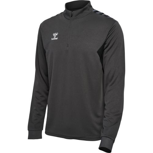 Hummel Hmlauthentic Half Zip Sweat - asphalt (Grösse: 2XL) von Hummel