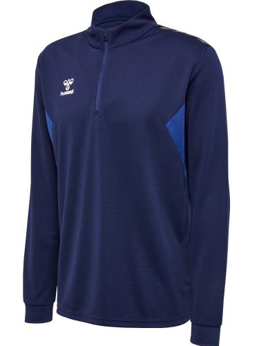 Hummel Hmlauthentic Half Zip Sweat - marine (Grösse: L) von Hummel