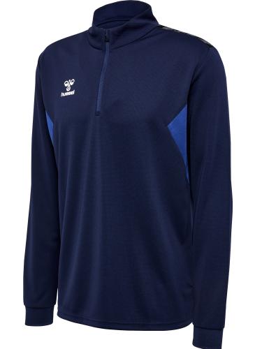 Hummel Hmlauthentic Half Zip Sweat - marine (Grösse: XS) von Hummel