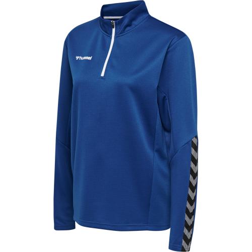 Hummel Hmlauthentic Half Zip Sweatshirt Woman - true blue (Grösse: S) von Hummel