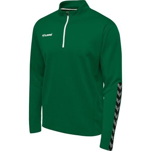 Hummel Hmlauthentic Half Zip Sweatshirt - evergreen (Grösse: 3XL) von Hummel