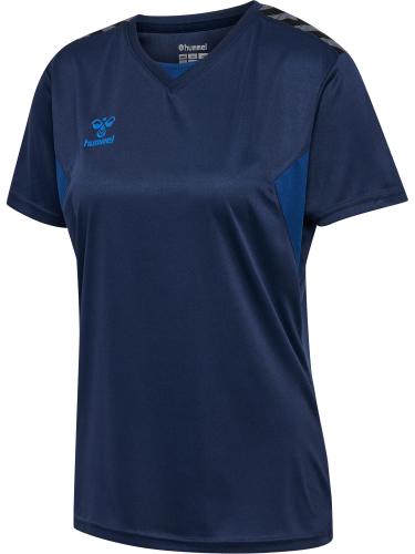 Hummel Hmlauthentic Pl Jersey S/S Woman - marine (Grösse: L) von Hummel