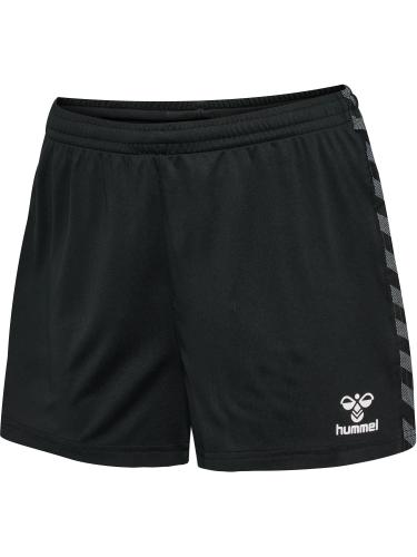 Hummel Hmlauthentic Pl Shorts Woman - black (Grösse: XL) von Hummel