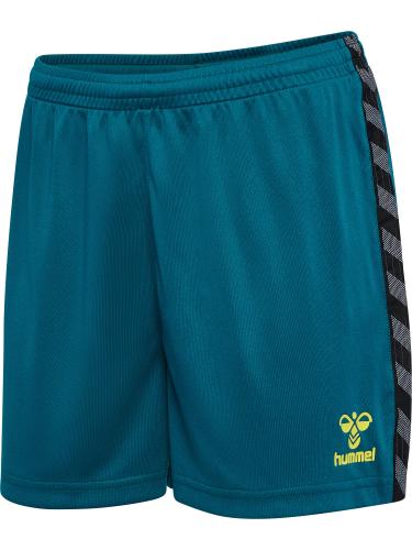 Hummel Hmlauthentic Pl Shorts Woman - blue coral (Grösse: XL) von Hummel