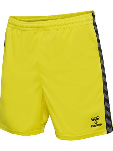 Hummel Hmlauthentic Pl Shorts - blazing yellow (Grösse: XL) von Hummel