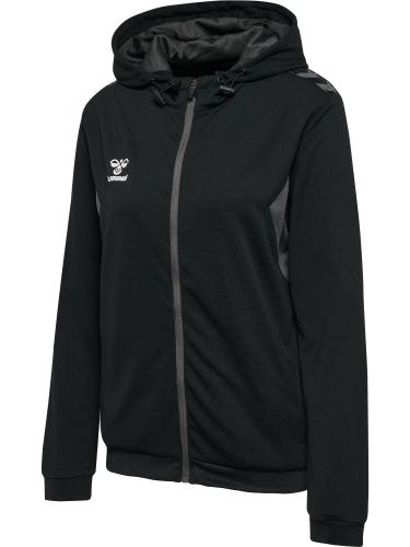 Hummel Hmlauthentic Pl Zip Hoodie Woman - black (Grösse: L) von Hummel