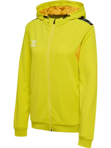 Hummel Hmlauthentic Pl Zip Hoodie Woman - blazing yellow (Grösse: XL) von Hummel