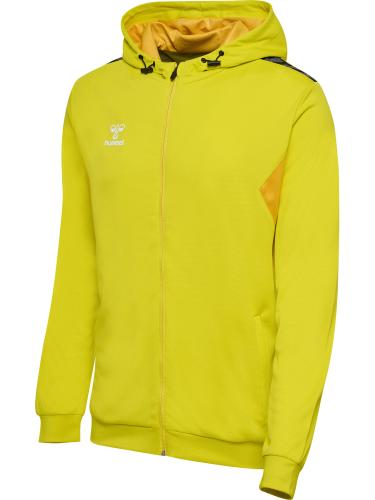 Hummel Hmlauthentic Pl Zip Hoodie - blazing yellow (Grösse: XL) von Hummel