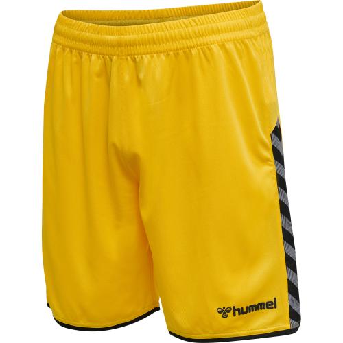 Hummel Hmlauthentic Poly Shorts - sports yellow/black (Grösse: 3XL) von Hummel