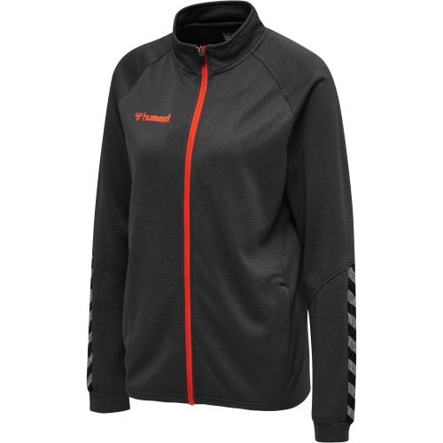 Hummel Hmlauthentic Women Poly Zip Jacket - asphalt (Grösse: XL) von Hummel