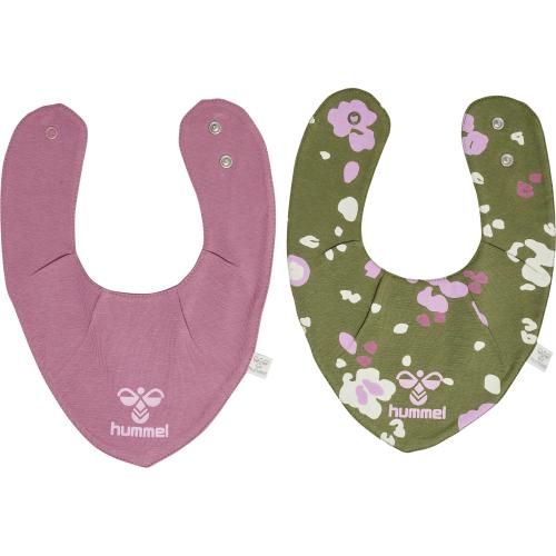 Hummel Hmlbumble Bib 2-Pack - heather rose (Grösse: ONE) von Hummel