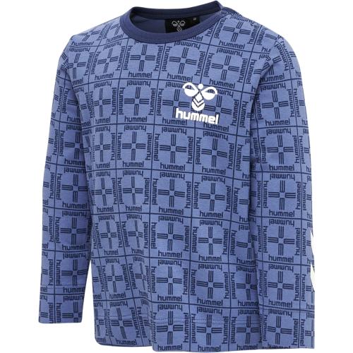 Hummel Hmlcheck T-Shirt L/S - blue horizon (Grösse: 56) von Hummel