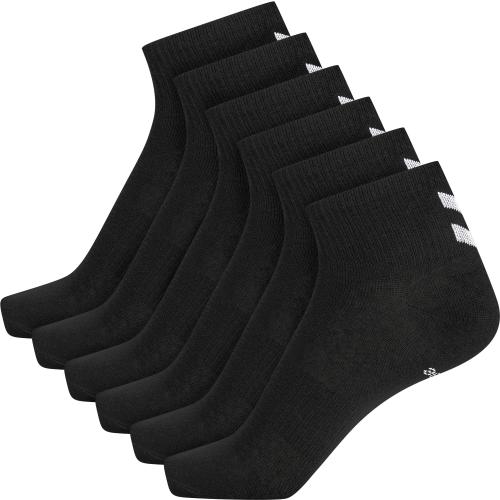Hummel Hmlchevron 6-Pack Mid Cut Socks - black (Grösse: 41-45) von Hummel