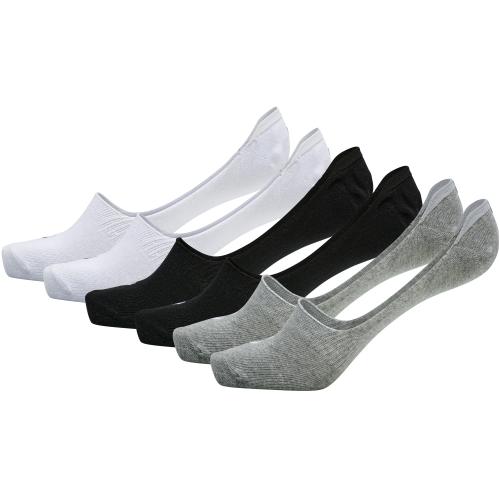 Hummel Hmlchevron 6-Pack No Show Socks - white/black/grey (Grösse: 41-45) von Hummel