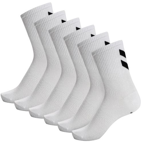 Hummel Hmlchevron 6-Pack Socks - white/white (Grösse: 36-40) von Hummel