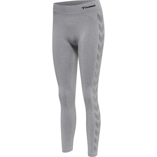 Hummel Hmlci Seamless Mid Waist Tights - grey melange (Grösse: L) von Hummel