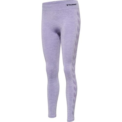 Hummel Hmlci Seamless Mid Waist Tights - lavender melange (Grösse: L) von Hummel