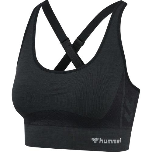 Hummel Hmlclea Seamless Sports Top - black melange (Grösse: M) von Hummel