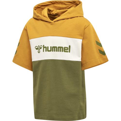 Hummel Hmlcloud Hoodie S/S - olive branch (Grösse: 128) von Hummel