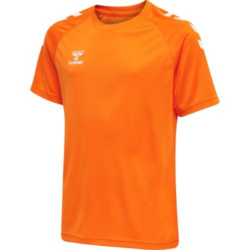 Hummel Hmlcore Xk Core Poly T-Shirt S/S Kids - orange tiger (Grösse: 116) von Hummel