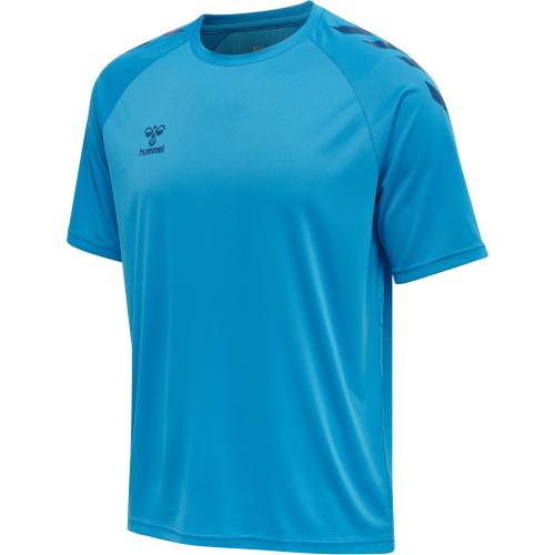 Hummel Hmlcore Xk Core Poly T-Shirt S/S - blue danube (Grösse: 2XL) von Hummel