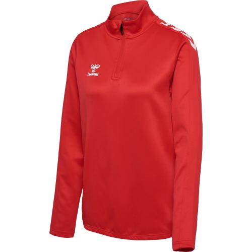Hummel Hmlcore Xk Half Zip Sweat Woman - true red (Grösse: XS) von Hummel