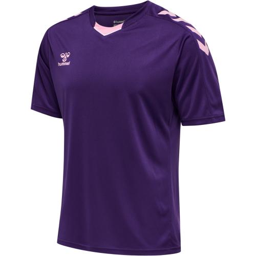 Hummel Hmlcore Xk Poly Jersey S/S - acai (Grösse: XL) von Hummel