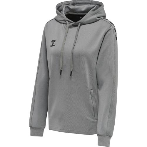 Hummel Hmlcore Xk Poly Sweat Hoodie Woman - grey melange (Grösse: S) von Hummel