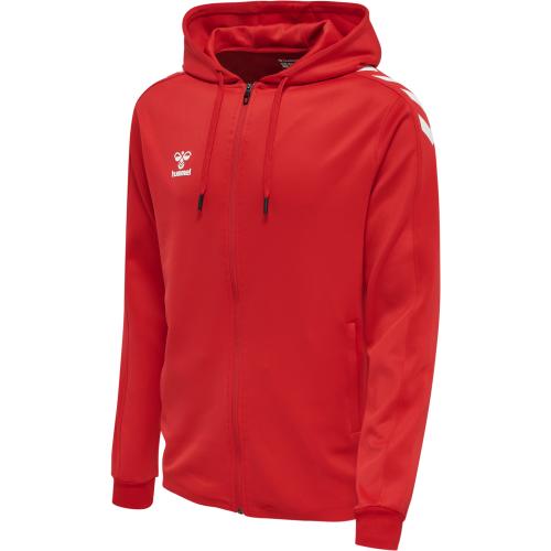 Hummel Hmlcore Xk Poly Zip Hood Sweat - true red (Grösse: 3XL) von Hummel