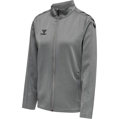 Hummel Hmlcore Xk Poly Zip Sweat Woman - grey melange (Grösse: 2XL) von Hummel