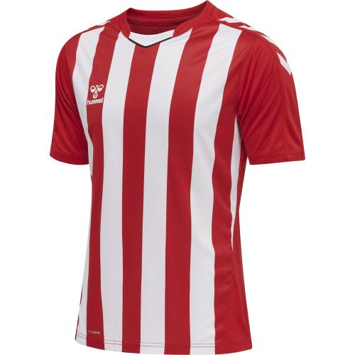 Hummel Hmlcore Xk Striped Jersey S/S - true red/white (Grösse: 2XL) von Hummel