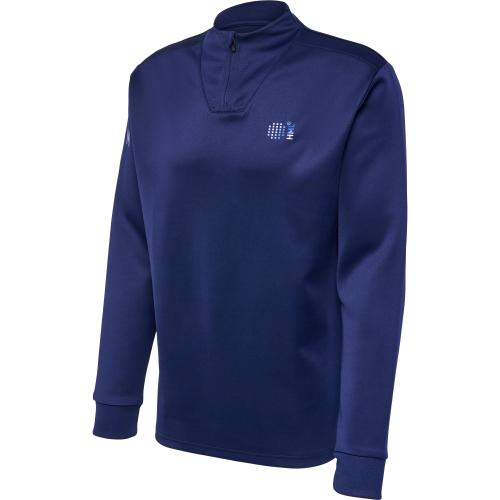 Hummel Hmlcourt Half Zip L/S - marine (Grösse: M) von Hummel