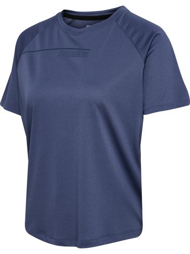 Hummel Hmlcourt Light Weight T-Shirt W - blue indigo (Grösse: XS) von Hummel