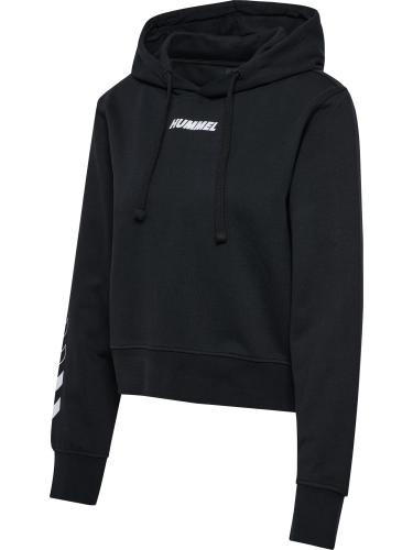 Hummel Hmlelemental Short Hoodie Woman - black (Grösse: M) von Hummel