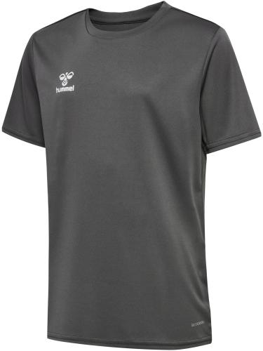 Hummel Hmlessential Jersey S/S Kids - steel gray (Grösse: 104) von Hummel