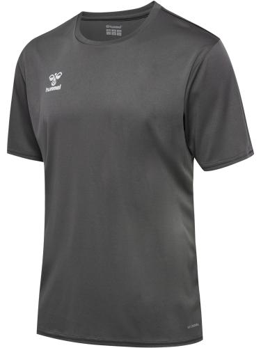 Hummel Hmlessential Jersey S/S - steel gray (Grösse: S) von Hummel