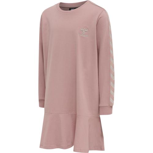 Hummel Hmlevelyn Dress L/S - woodrose (Grösse: 146) von Hummel